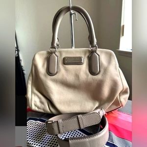 Marc by Marc Jacobs Q Baby Groovee  Pebbled Cement Leather